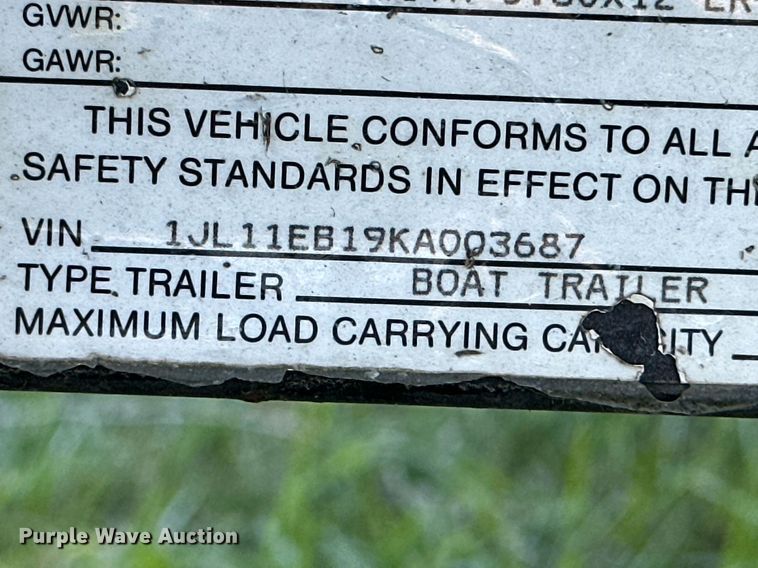 image for item KT9223 1990 Bass Tracker PF16 Special  boat