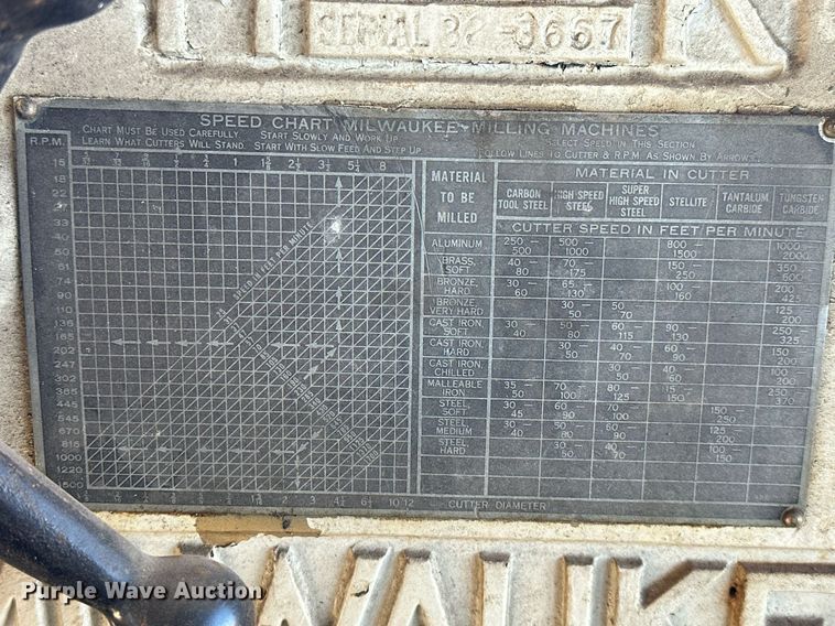 image for item KT9240 (3) milling machines