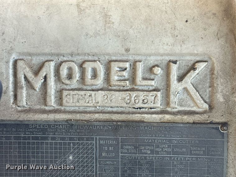 image for item KT9240 (3) milling machines