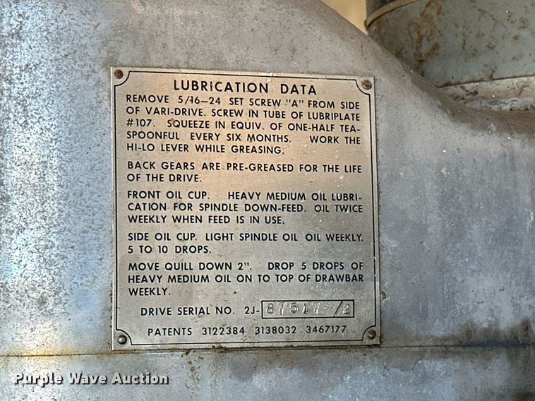 image for item KT9243 Bridgeport Series I  milling machine