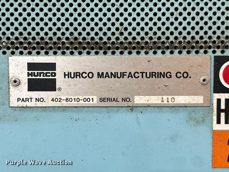 image for item KT9244 Hurco  milling machine