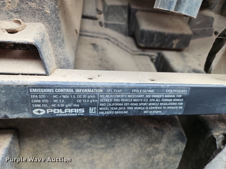 image for item LB9583 2015 Polaris Ranger  utility vehicle