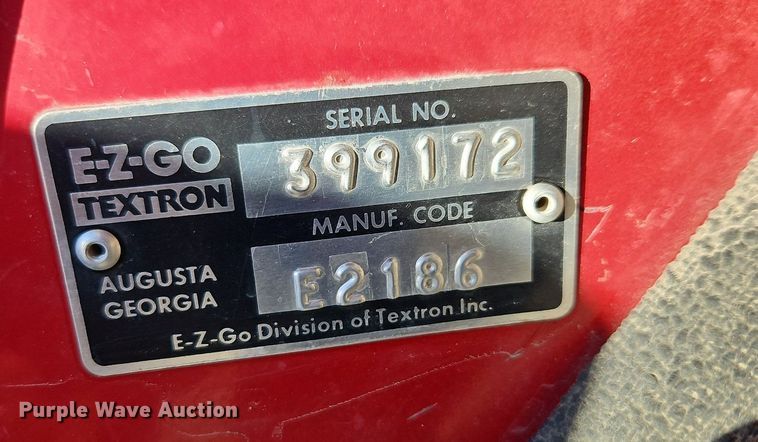 image for item LB9589 Ez-go  golf cart