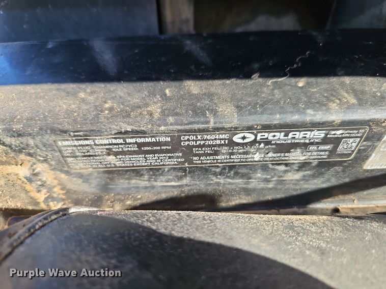 image for item LB9590 2012 Polaris Ranger XP 800 EFI  utility vehicle