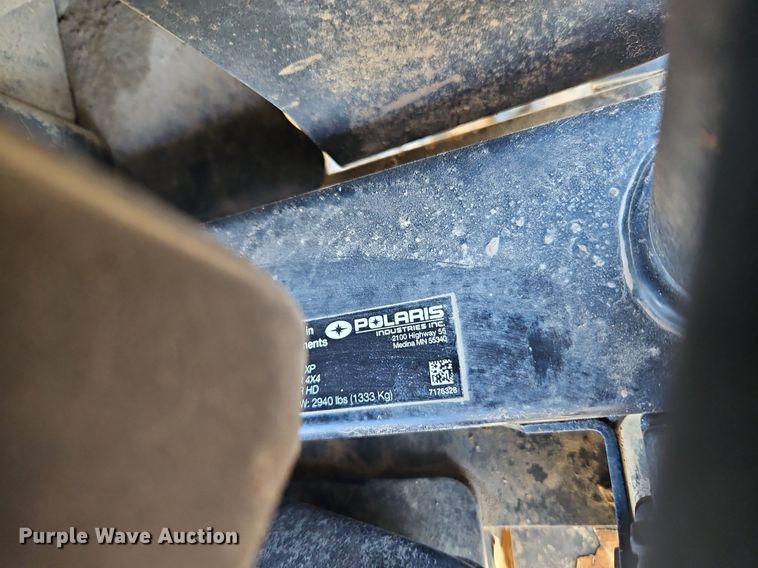 image for item LB9590 2012 Polaris Ranger XP 800 EFI  utility vehicle