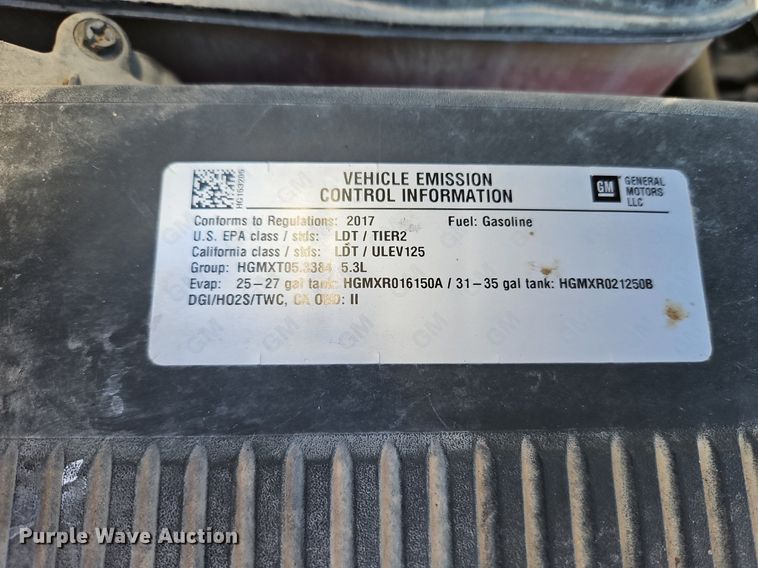 image for item LB9591 2017 Chevrolet Silverado 1500 LT  Crew Cab pickup truck