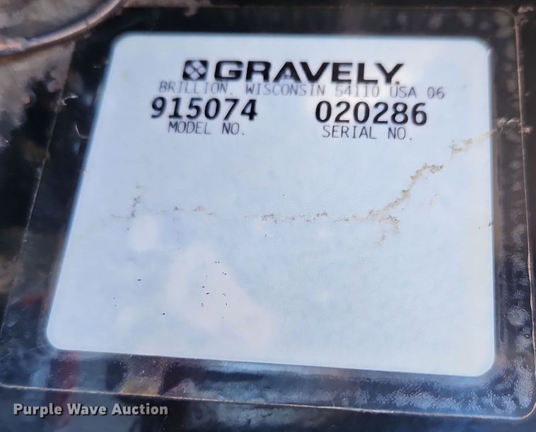 image for item LB9601 Gravely ZT1640  ZTR lawn mower