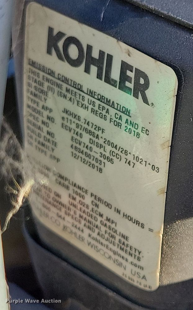 image for item LC9285 2019 Exmark Staris S-Series  ZTR lawn mower