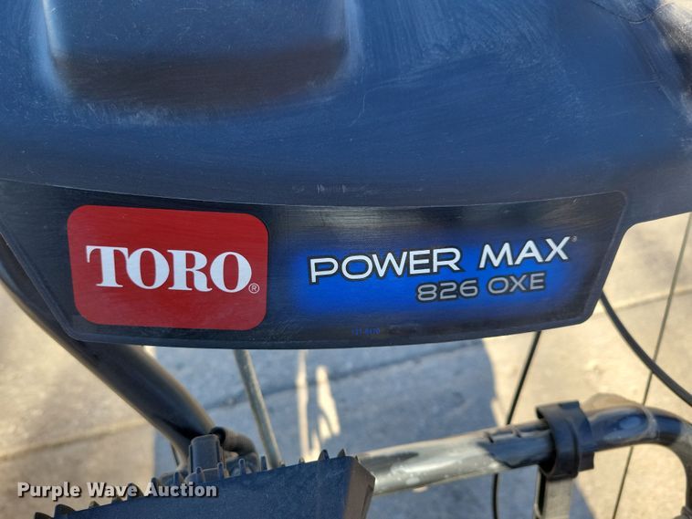 image for item LC9298 Toro Power Max 826 OXE  snow blower
