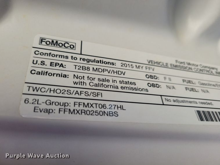 image for item LC9312 2015 Ford F250 Super Duty  SuperCab pickup truck