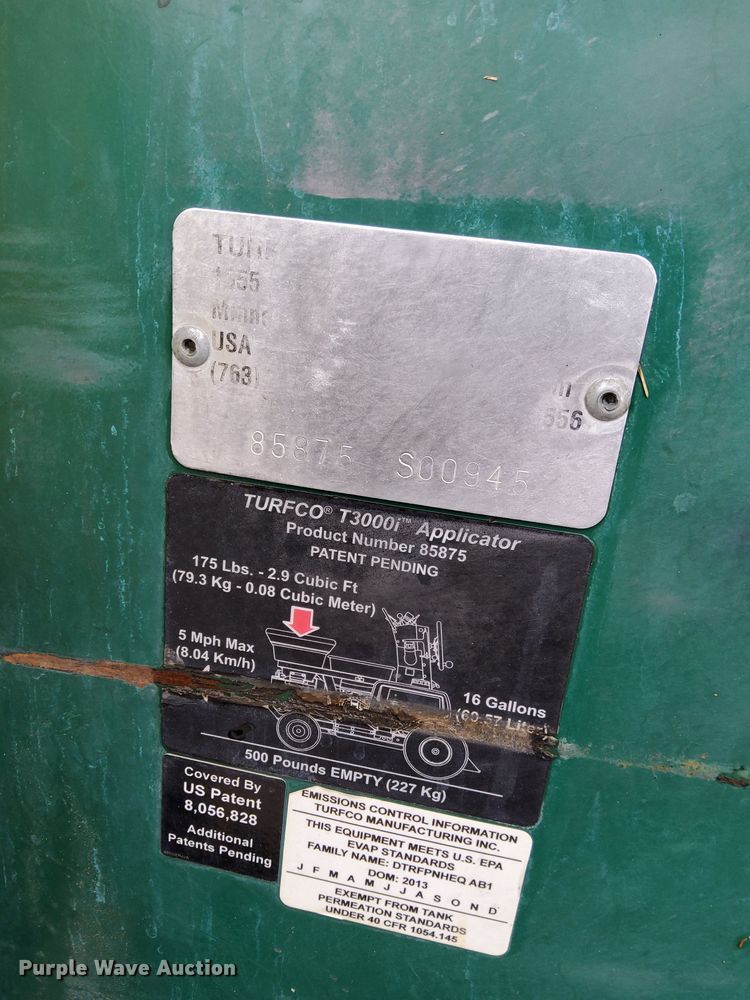 image for item LC9321 Turfco T3000i  applicator