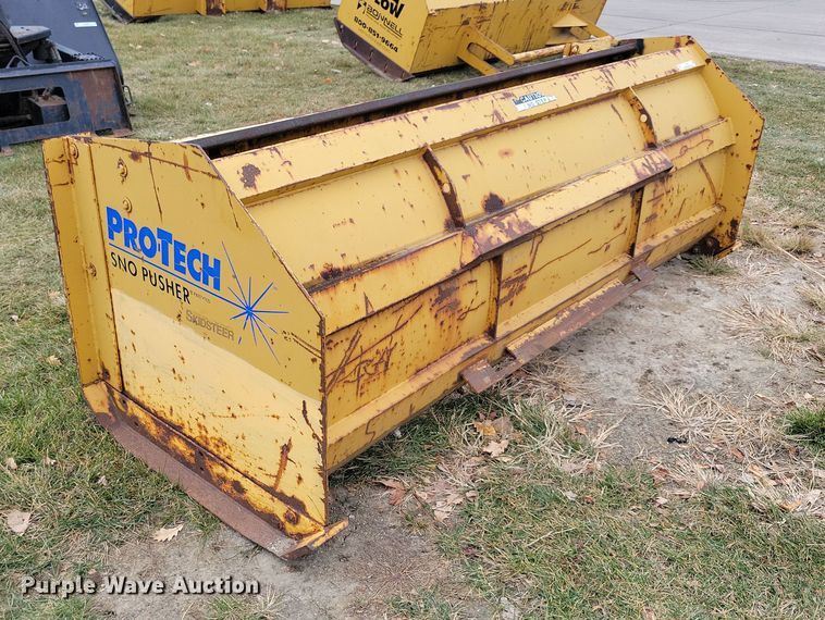 image for item LC9337 Pro-Tech  96" W  skid steer snow pusher