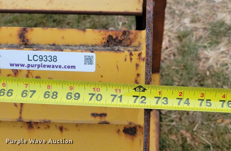 image for item LC9338 Pro-Tech  72" W skid steer snow pusher