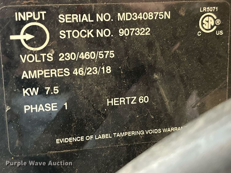 image for item LD9867 Miller Millermatic 252  welder