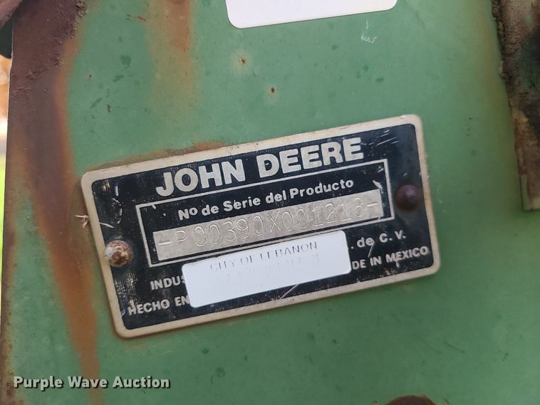 image for item LJ9329 John Deere  flail mower