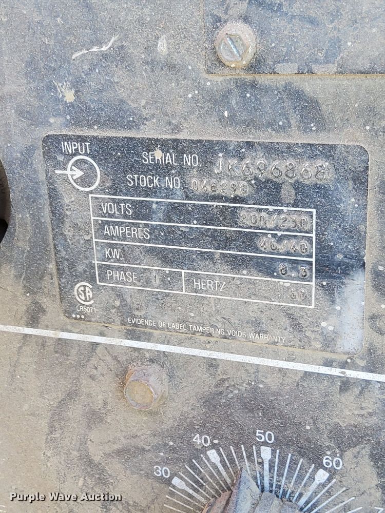 image for item LO9970 Miller Millermatic 200  welder/generator