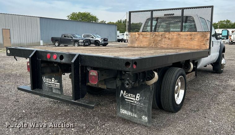 image for item LV9047 2008 Ford F450 Super Duty  Crew Cab flatbed truck