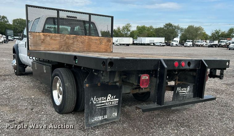 image for item LV9047 2008 Ford F450 Super Duty  Crew Cab flatbed truck