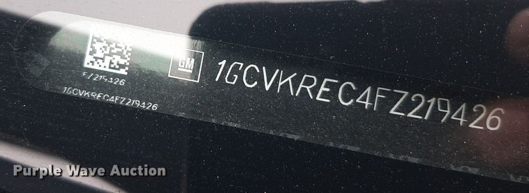 image for item LX9817 2015 Chevrolet Silverado 1500  Double Cab pickup truck