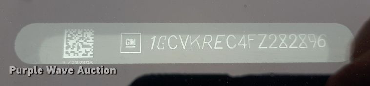 image for item LX9819 2015 Chevrolet Silverado 1500  Double Cab pickup truck