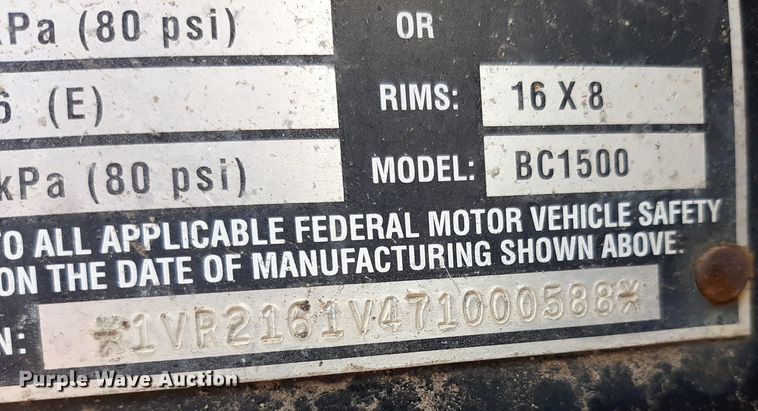 image for item LX9820 2007 Vermeer BC1500  wood chipper