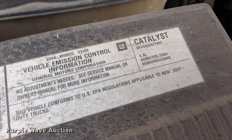 image for item LX9821 2008 GMC Sierra 1500  pickup truck