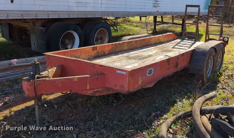 image for item LY9481 Shop built  utility trailer