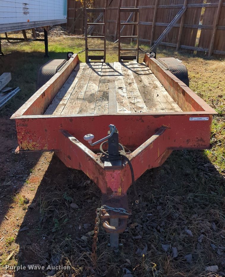 image for item LY9481 Shop built  utility trailer