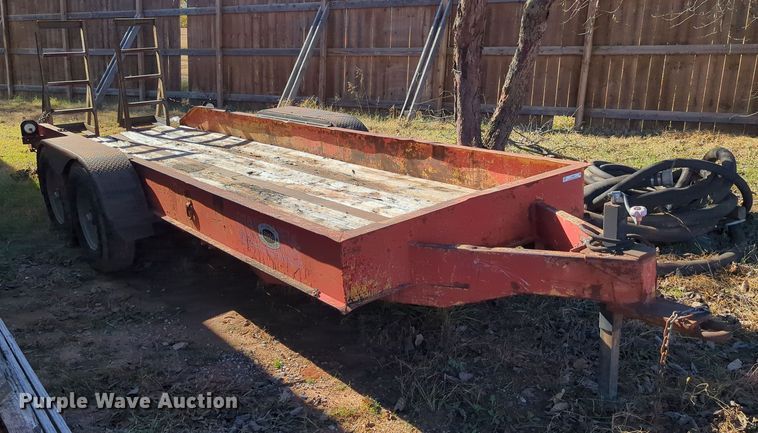 image for item LY9481 Shop built  utility trailer