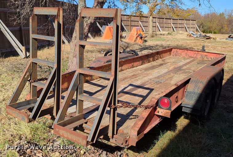 image for item LY9481 Shop built  utility trailer