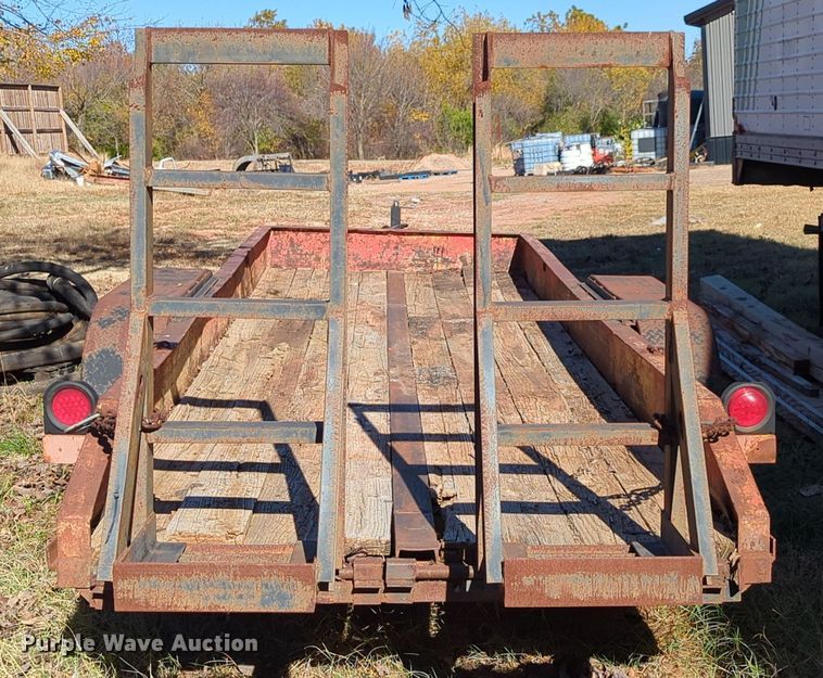 image for item LY9481 Shop built  utility trailer