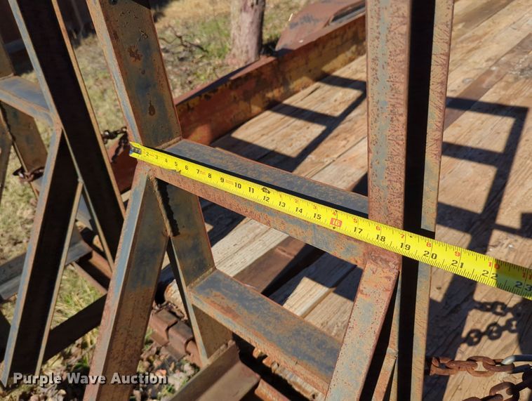 image for item LY9481 Shop built  utility trailer