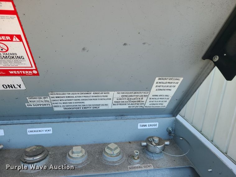 image for item MG9736 2017 Western Global Fuel Cube FCP500  tank