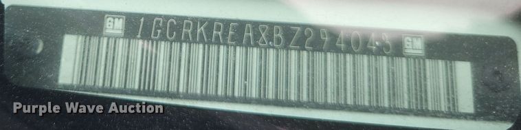 image for item MI9835 2011 Chevrolet Silverado 1500 LS  Ext. Cab pickup truck