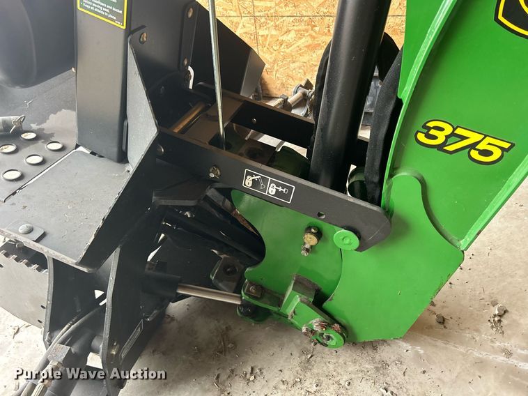 image for item MO9091 2010 John Deere 375  backhoe attachment