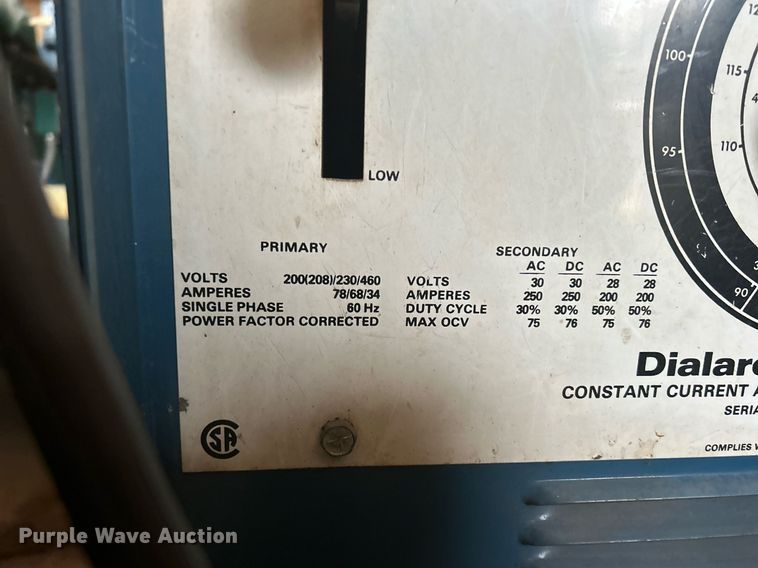image for item MO9093 Miller Dialarc 250P-AC/DC  welder