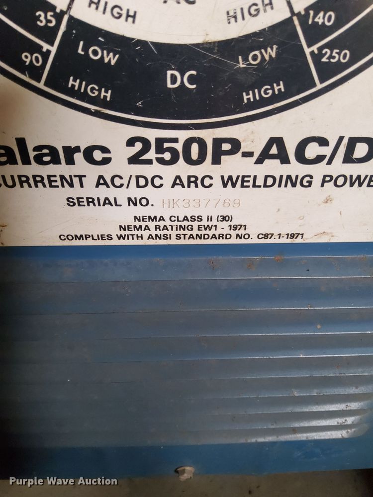 image for item MO9093 Miller Dialarc 250P-AC/DC  welder