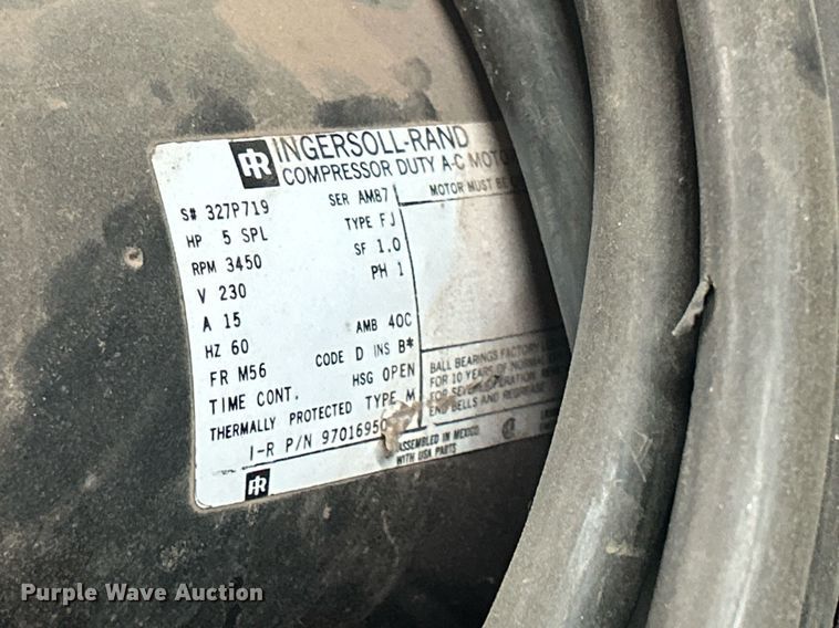 image for item MO9101 Ingersoll Rand IR5E6VA  air compressor