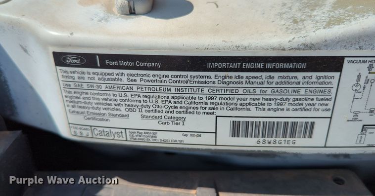 image for item MX9437 1997 Ford Econoline 350  shuttle bus