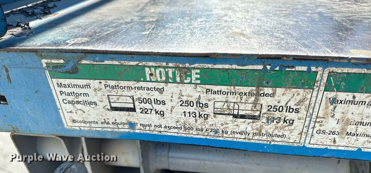 image for item NM9055 Genie GS-2632  scissor lift