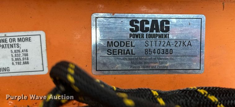 image for item NM9060 Scag STT72A-27KA  ZTR lawn mower