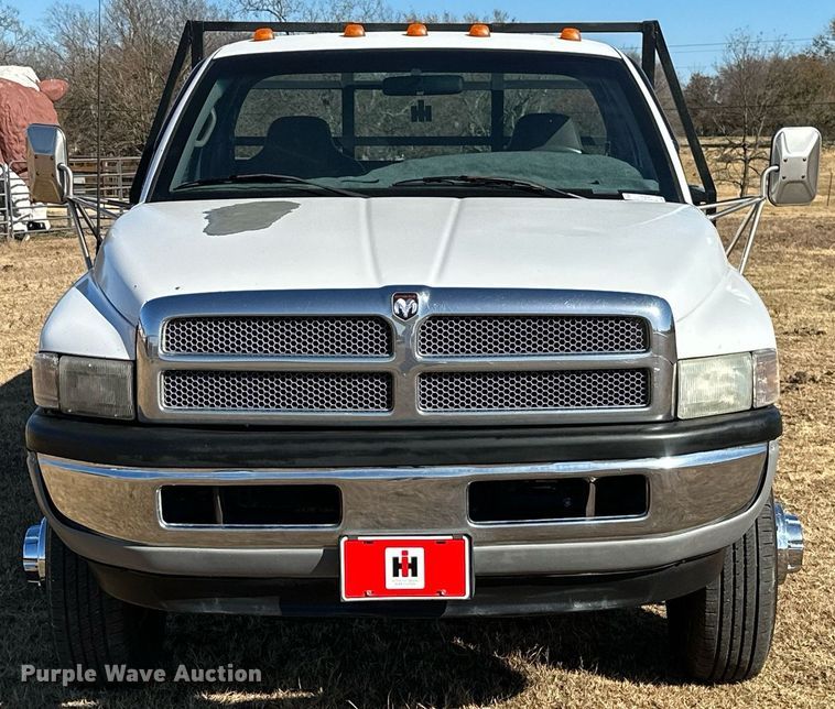 image for item NO9369 1998 Dodge Ram 3500  flatbed pickup truck