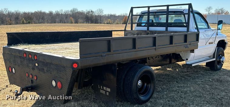 image for item NO9369 1998 Dodge Ram 3500  flatbed pickup truck