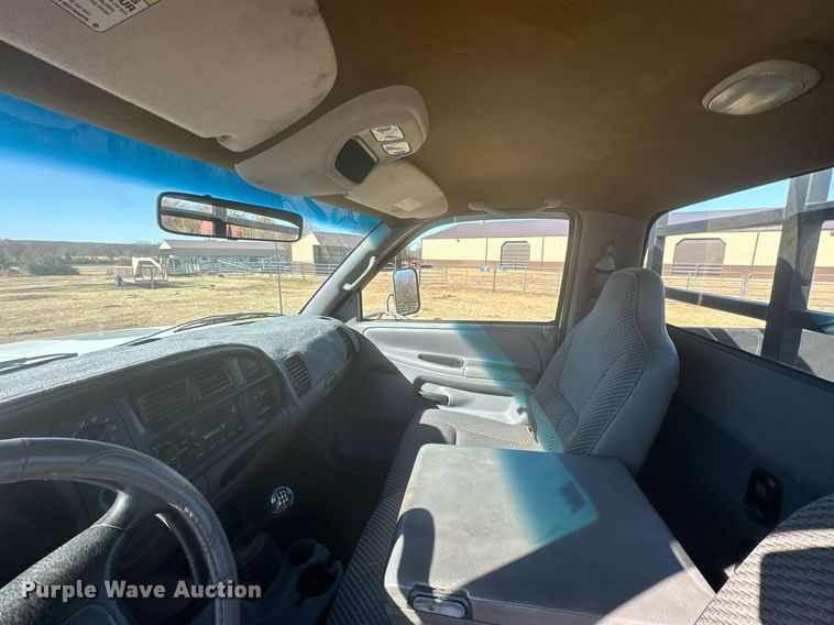 image for item NO9369 1998 Dodge Ram 3500  flatbed pickup truck