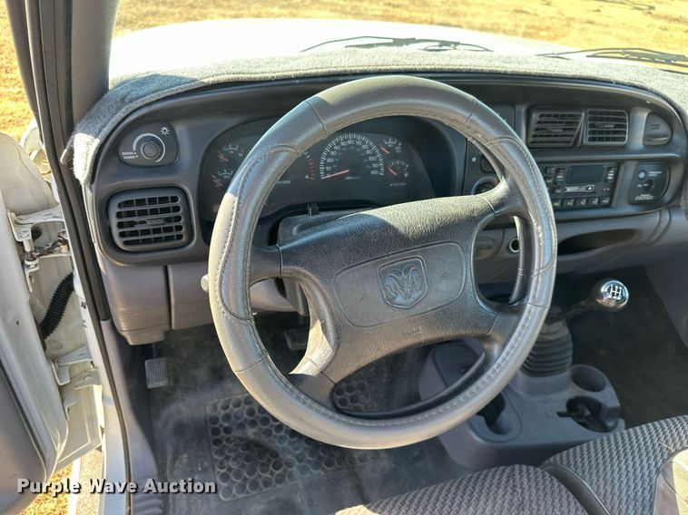 image for item NO9369 1998 Dodge Ram 3500  flatbed pickup truck