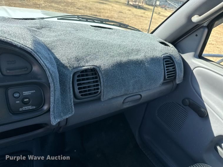 image for item NO9369 1998 Dodge Ram 3500  flatbed pickup truck