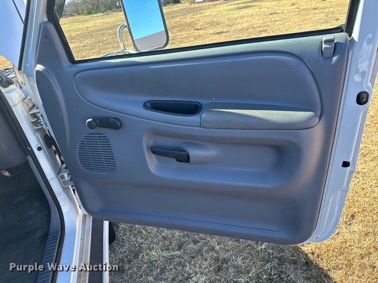 image for item NO9369 1998 Dodge Ram 3500  flatbed pickup truck