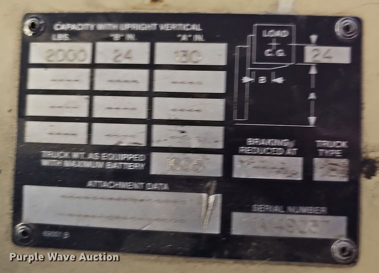 image for item NP9132 Crown 20MT  pallet jack