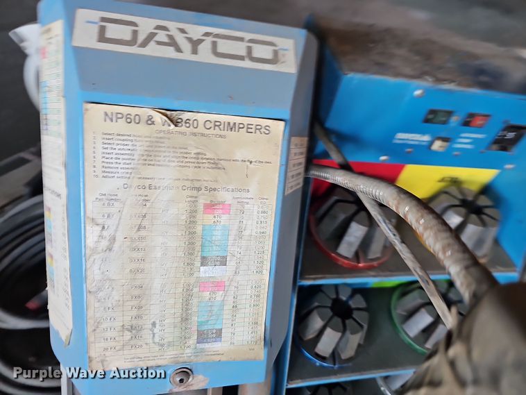 image for item NP9133 Dayco NP60 WB60  hydraulic hose crimper