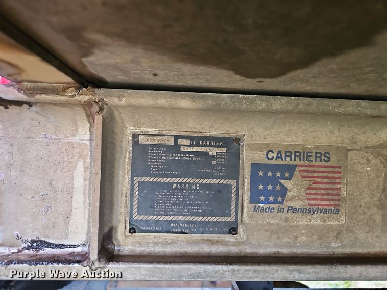 image for item NP9192 1997 International 4700  rollback truck